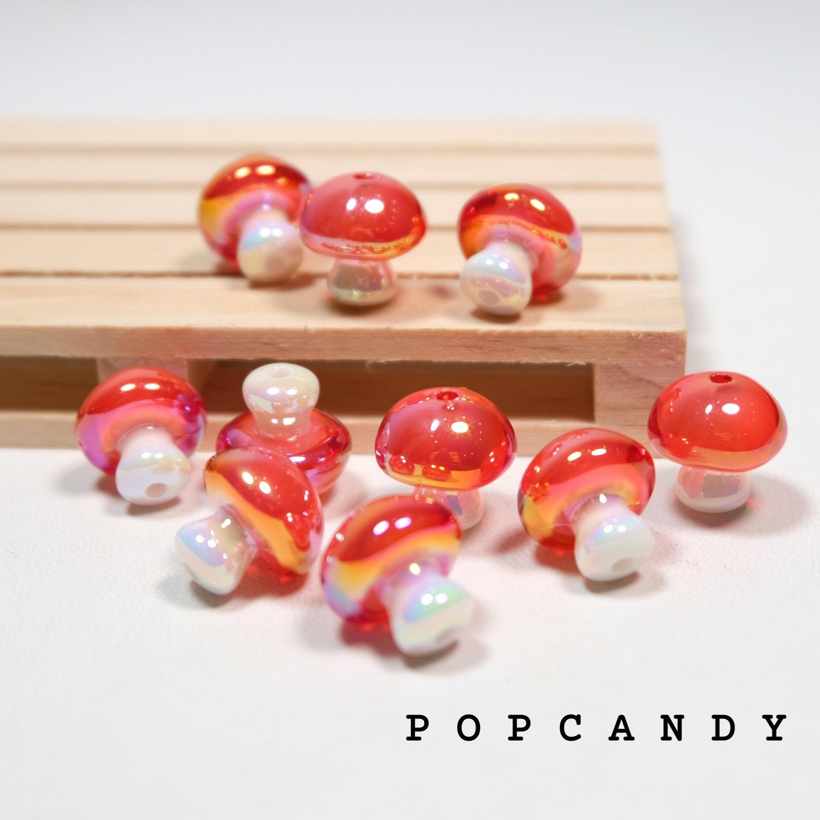 Acrylic Red Two-color UV Coated Mushroom Beads Para Manualidades for Jewelry Making DIY Set Perle Decorative Faashion Perolas 5pcs
Acrylic Red Two-color UV Coated Mushroom Beads Para Manualidades for Jewelry Making DIY Set Perle Decorative Faashion Perolas 5pcs