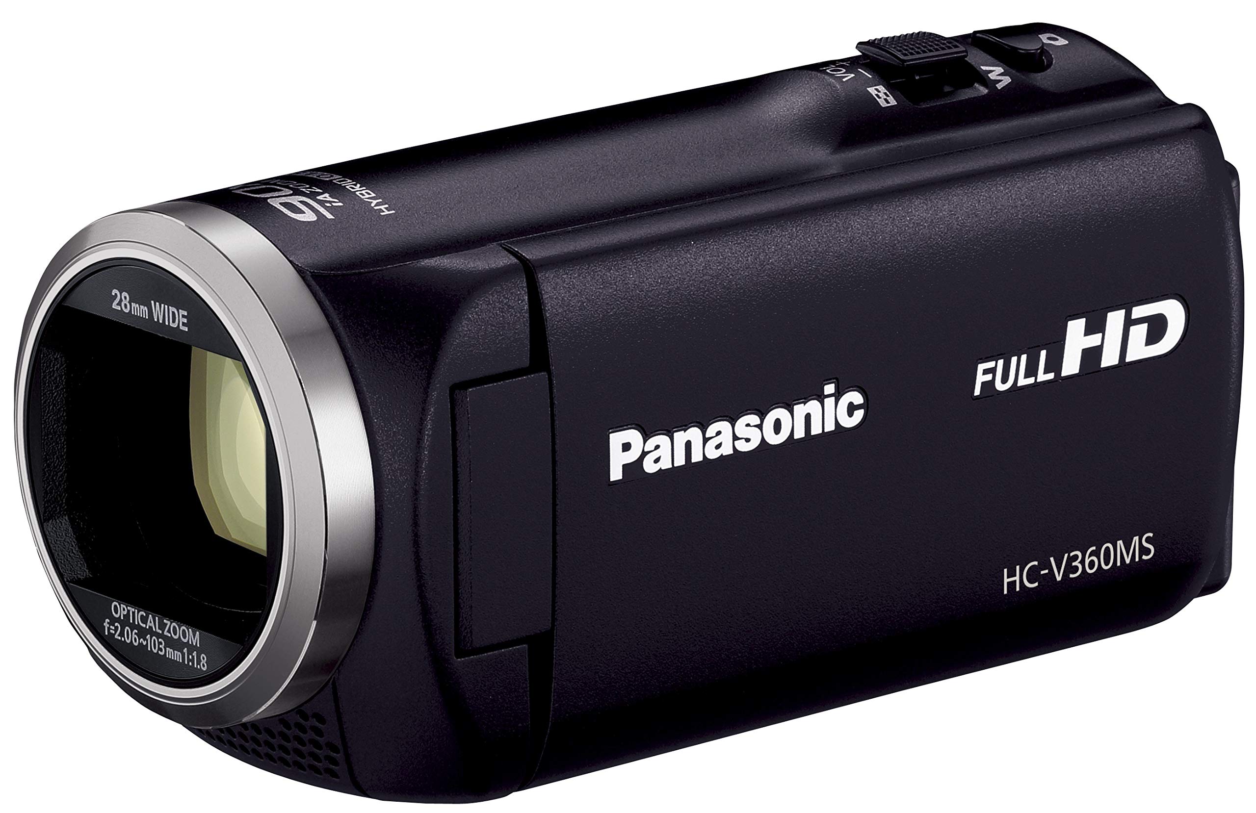 HD-відеокамера Panasonic V360MS 16 ГБ, високе збільшення, 90-кратне збільшення, чорна HC-V360MS-K
HD-відеокамера Panasonic V360MS 16 ГБ, високе збільшення, 90-кратне збільшення, чорна HC-V360MS-K