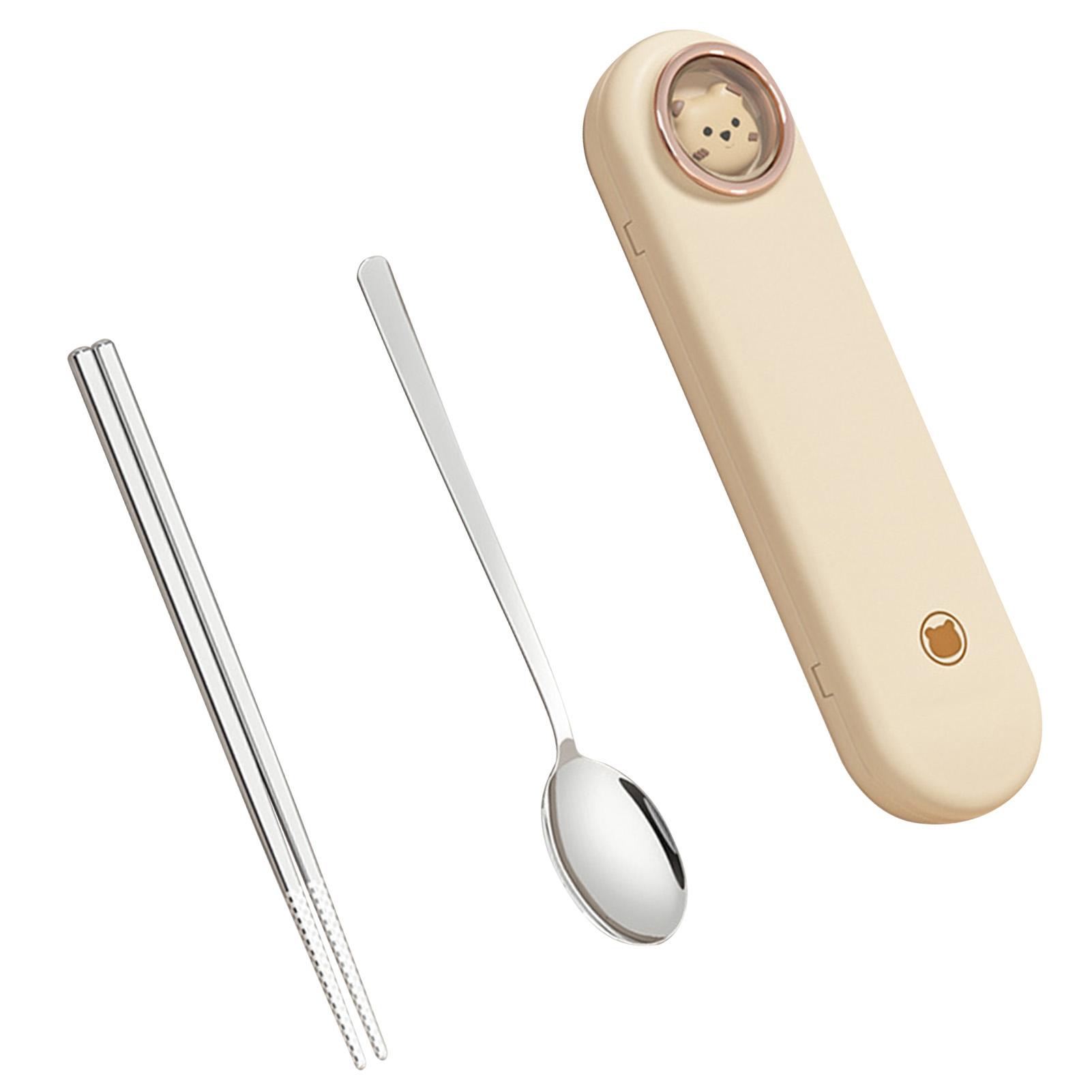 Spoon and Chopsticks Set with Travel Case Stainless Steel Chopsticks Spoon Set Travel Utensils for Home Work Outdoor
Spoon and Chopsticks Set with Travel Case Stainless Steel Chopsticks Spoon Set Travel Utensils for Home Work Outdoor