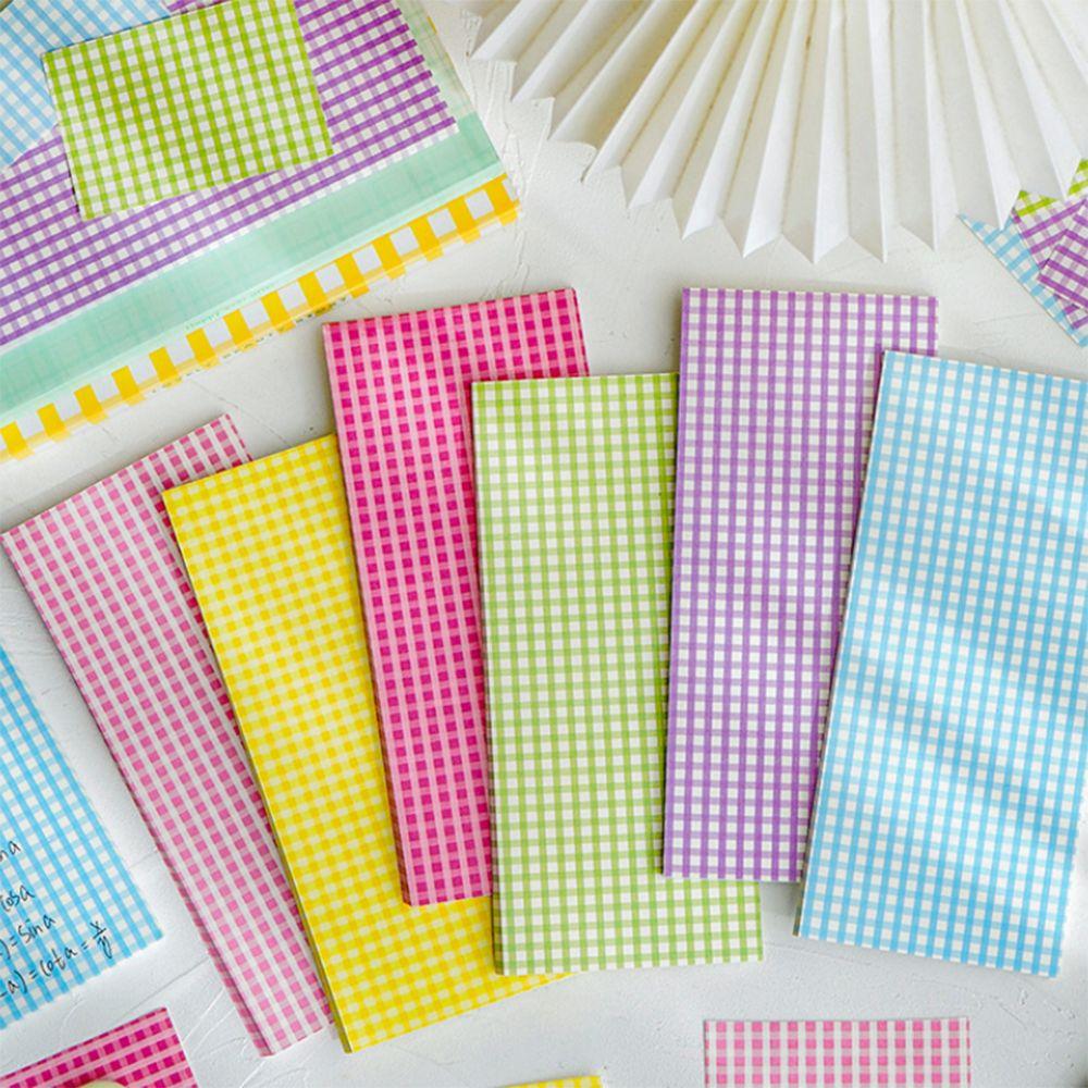 50 Sheets/Pack Ins Checkered Notepad Cute Message Planner Sticker Convenience Sticker Student
50 Sheets/Pack Ins Checkered Notepad Cute Message Planner Sticker Convenience Sticker Student