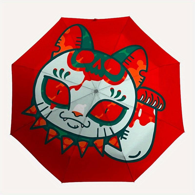 1pc Cats Skulls Auto Open/Close Cute Umbrella, Portable Folding Umbrella for Travel, Themed Events, It is suitable as a gift for various festivals, Ou
1pc Cats Skulls Auto Open/Close Cute Umbrella, Portable Folding Umbrella for Travel, Themed Events, It is suitable as a gift for various festivals, Ou