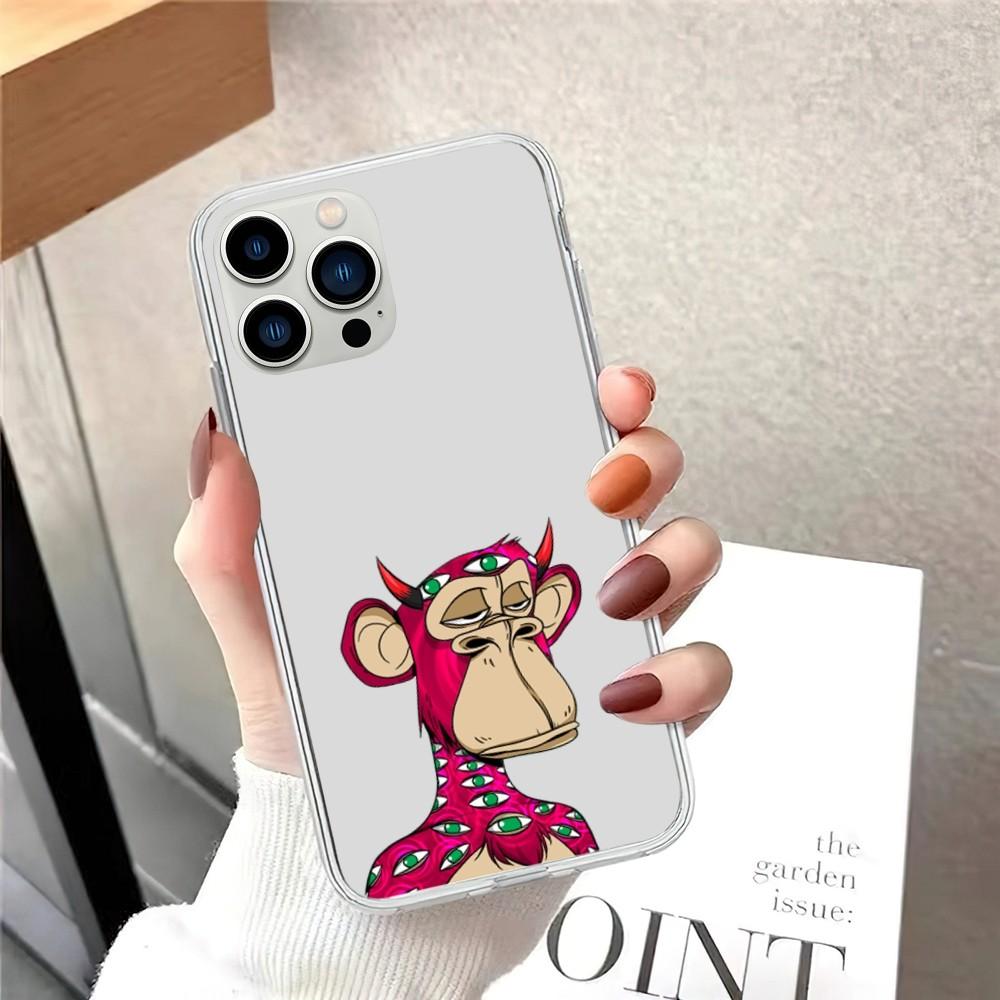 Чехол для телефона Bored Ape Yacht Club с изображением обезьяны для iPhone 15 12 Mini 13 14 Pro XS Max X 11pro Max SE XR, прозрачный чехол iPhone12mini
Чехол для телефона Bored Ape Yacht Club с изображением обезьяны для iPhone 15 12 Mini 13 14 Pro XS Max X 11pro Max SE XR, прозрачный чехол iPhone12mini