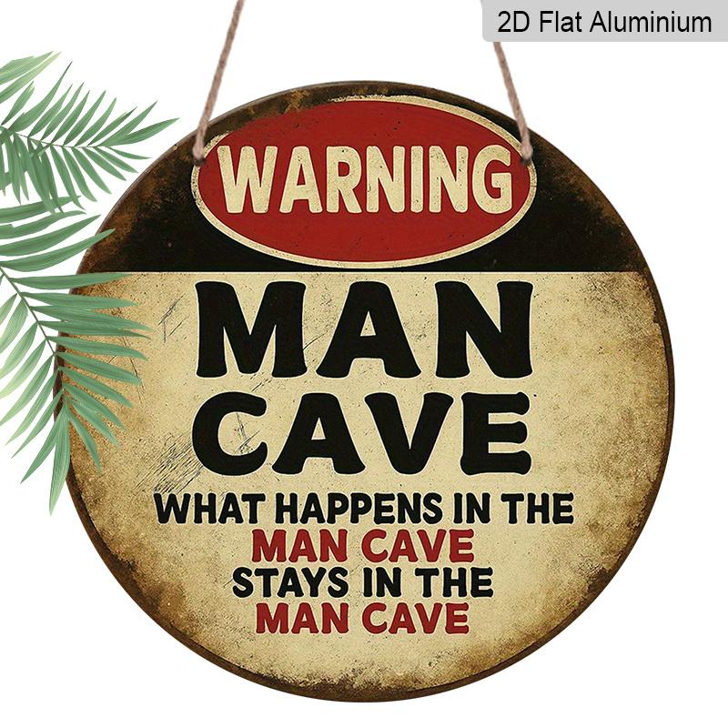 2D Flat, 1pc Vintage for Man Cave Warning Sign-7.87Inch Round Aluminum Wall Plaque with What Happens in for Man Cave Stays in for Man Cave Slogan 1pc
2D Flat, 1pc Vintage for Man Cave Warning Sign-7.87Inch Round Aluminum Wall Plaque with What Happens in for Man Cave Stays in for Man Cave Slogan 1pc