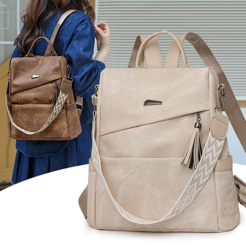 Women s Backpack Soft Leather Multi-function Shoulder Bag Student Schoolbag темно-синього кольору
Women s Backpack Soft Leather Multi-function Shoulder Bag Student Schoolbag темно-синього кольору
