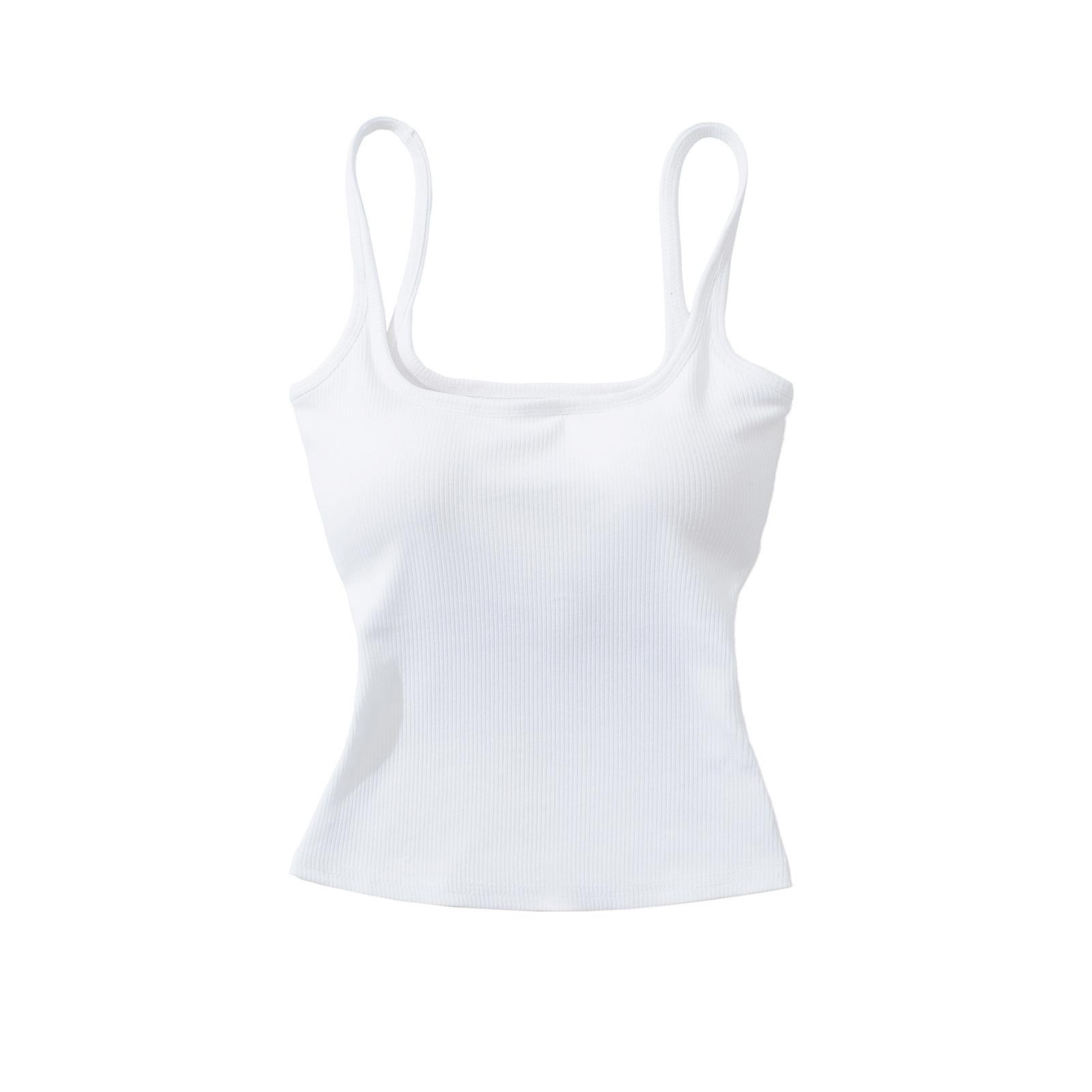 Women s American-Style Padded Strappy Tank: Summer European & American Cropped Base Layer Top Small білий
Women s American-Style Padded Strappy Tank: Summer European & American Cropped Base Layer Top Small білий
