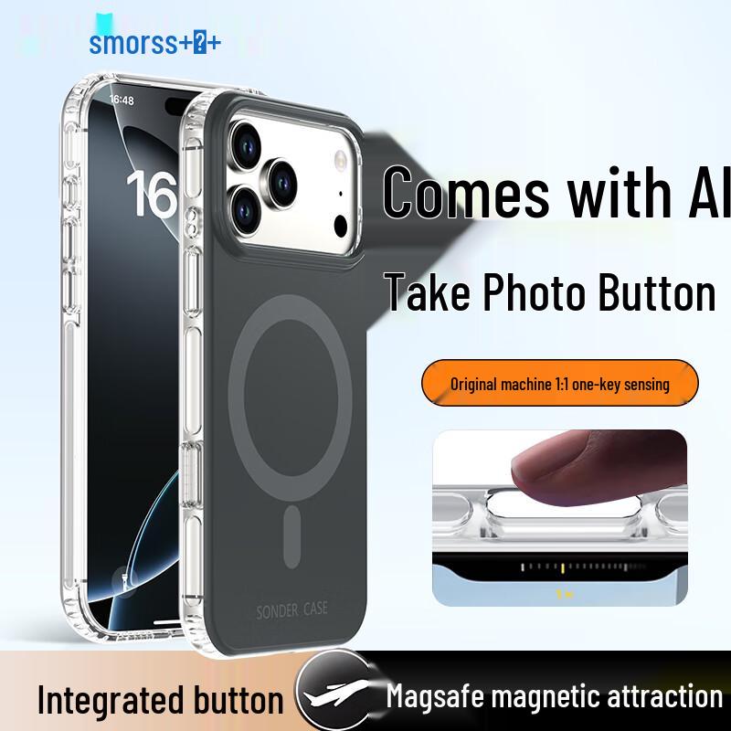 Smorss iPhone Protective Case with MagSafe & Anti-Fall iPhone 17 Pro
Smorss iPhone Protective Case with MagSafe & Anti-Fall iPhone 17 Pro