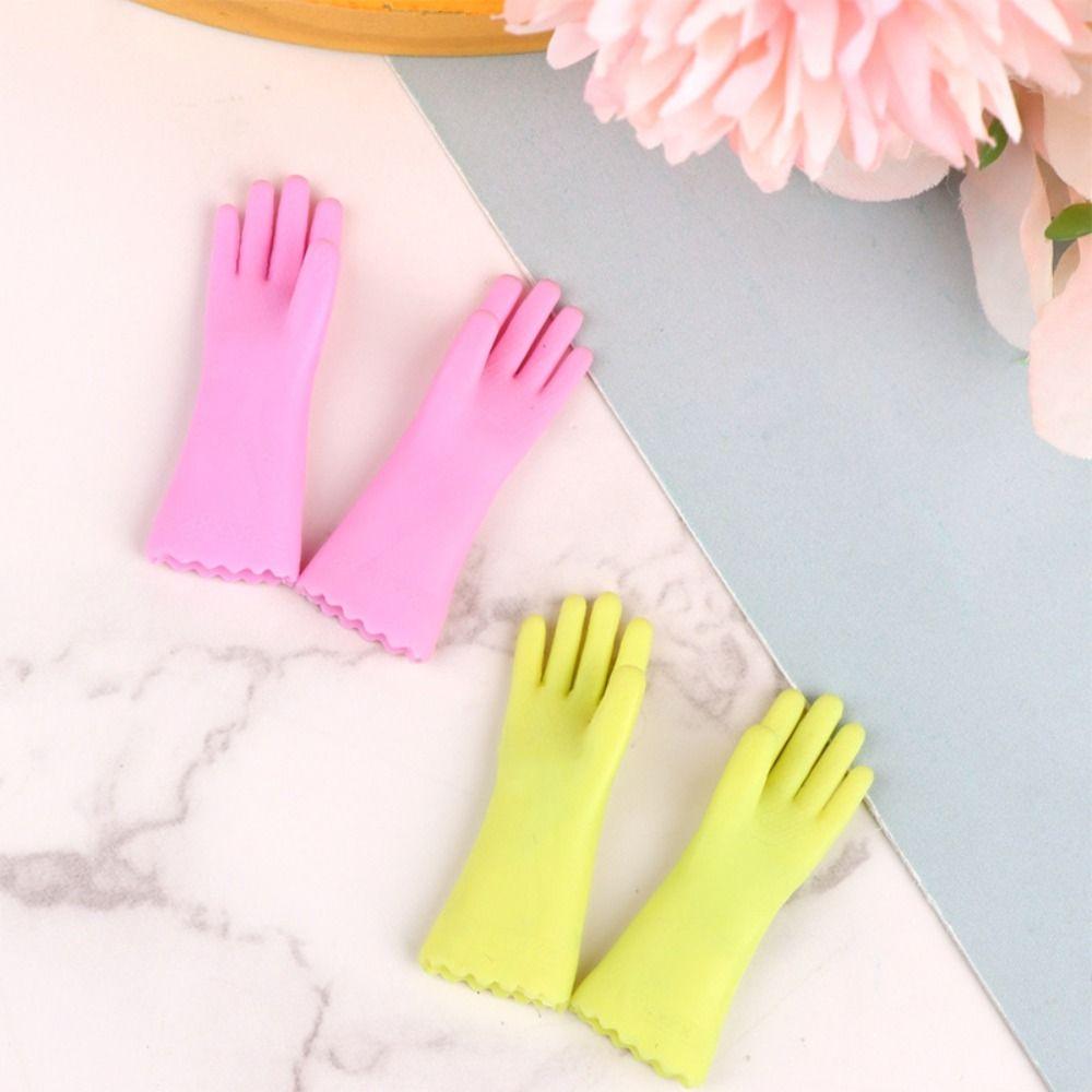 2 Pair Pink Green Dollhouse Gloves Doll Accessories Mini Baking Glove Universal зелений
2 Pair Pink Green Dollhouse Gloves Doll Accessories Mini Baking Glove Universal зелений