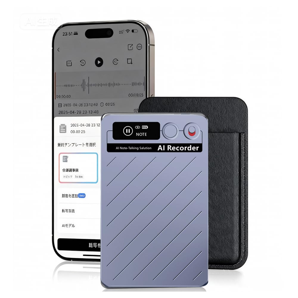 CarryMate AI Voice Recorder: One-touch recording, transcription, IC recorder, mobile/PC app connectivity, normal recording/call recording modes, ultra
CarryMate AI Voice Recorder: One-touch recording, transcription, IC recorder, mobile/PC app connectivity, normal recording/call recording modes, ultra