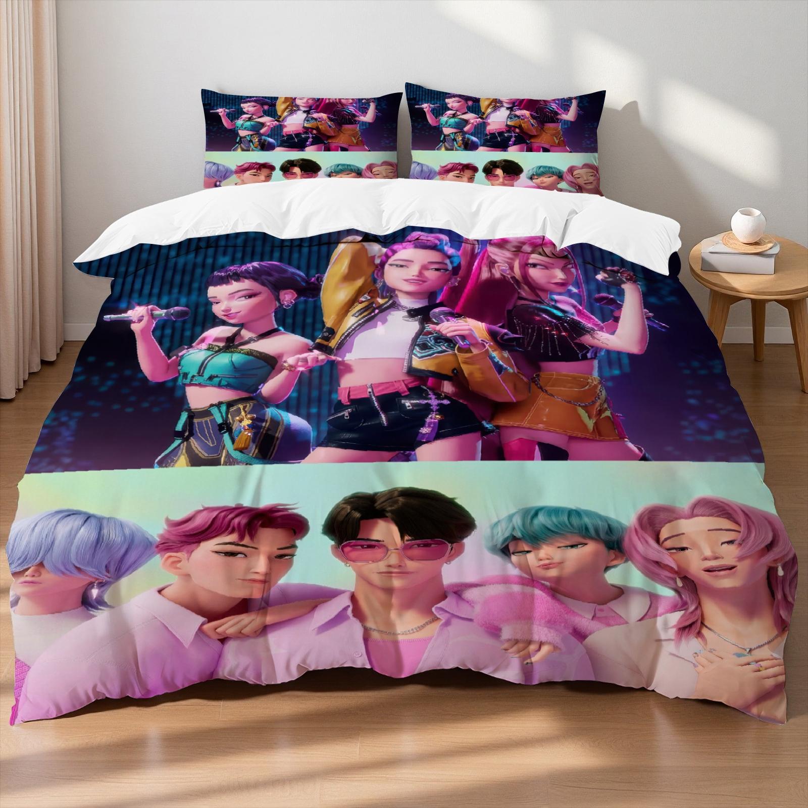 Зои Охотники на демонов K-pop Девушки Парни Группа Принт Бессердечное Пододеяльник Мульти Размер Спальня Общежитие Праздничное Постельное Белье Декорация EU Twin(135x200cm)
Зои Охотники на демонов K-pop Девушки Парни Группа Принт Бессердечное Пододеяльник Мульти Размер Спальня Общежитие Праздничное Постельное Белье Декорация EU Twin(135x200cm)