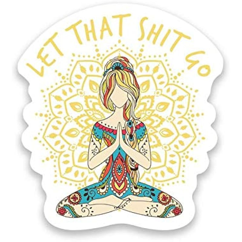 Let That Shit Go Yoga Mandala Виниловая наклейка-наклейка - Автомобиль Грузовик Ван Внедорожник Окно Стена Чашка Ноутбук - Одна 3-дюймовая наклейка - MKS1204 1pc
Let That Shit Go Yoga Mandala Виниловая наклейка-наклейка - Автомобиль Грузовик Ван Внедорожник Окно Стена Чашка Ноутбук - Одна 3-дюймовая наклейка - MKS1204 1pc