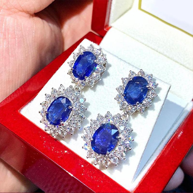 Huitan Luxury Blue Cubic Zirconia Dangle Earrings Women for Wedding Engagement Noble Accessories Elegant Lady s Jewelry Gift Hot
Huitan Luxury Blue Cubic Zirconia Dangle Earrings Women for Wedding Engagement Noble Accessories Elegant Lady s Jewelry Gift Hot