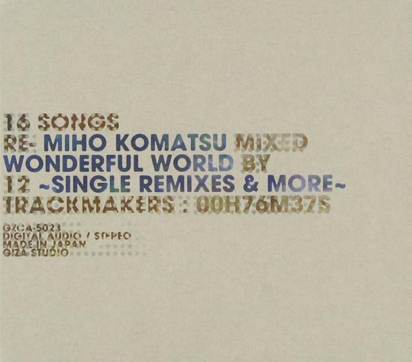 CD MIHO KOMATSU - Wonderful World -Single Remixes & M GZCA5023 Giza Studio 2002 Japan Dance & Electronica Used
CD MIHO KOMATSU - Wonderful World -Single Remixes & M GZCA5023 Giza Studio 2002 Japan Dance & Electronica Used