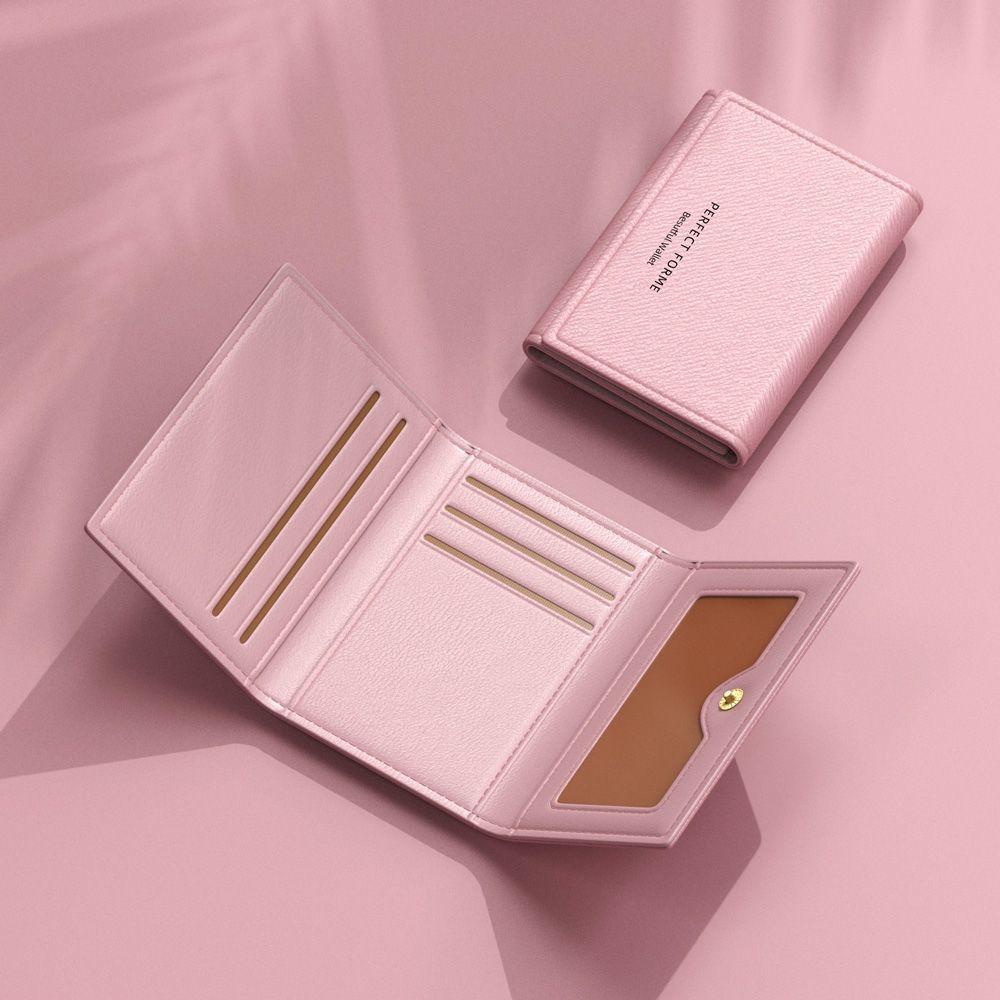 Simple Thin Men s Billfold Compact Three Fold Wallet For Women Multi-slot Card Holder Coin Purse Multi Functional Money Pouch рожевий
Simple Thin Men s Billfold Compact Three Fold Wallet For Women Multi-slot Card Holder Coin Purse Multi Functional Money Pouch рожевий