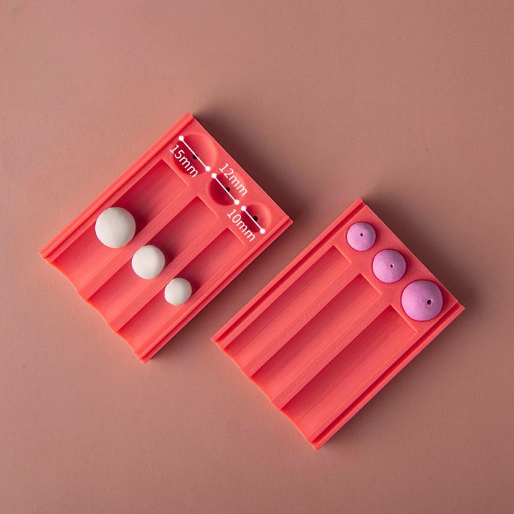 Polymer Clay Bead Rolling Mold Kit - Precision Sphere Shaper & Hole Punch Tool for Earring/Necklace Making червоний
Polymer Clay Bead Rolling Mold Kit - Precision Sphere Shaper & Hole Punch Tool for Earring/Necklace Making червоний