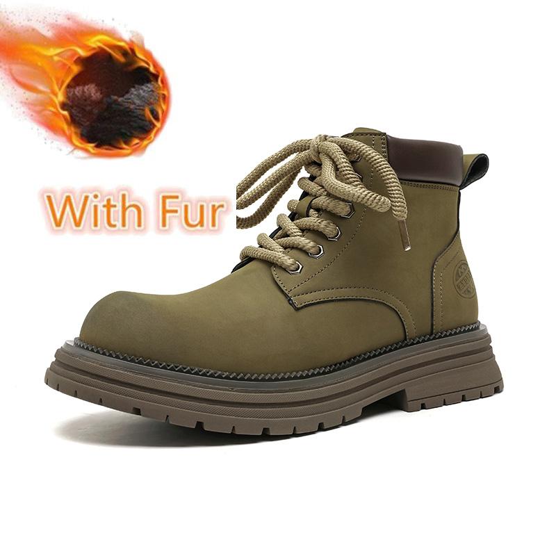 Модные высококачественные повседневные кожаные мужские ботильоны на толстой резиновой подошве мужские мотоциклетные ботинки модная теплая плюшевая меховая зимняя обувь 38
Модные высококачественные повседневные кожаные мужские ботильоны на толстой резиновой подошве мужские мотоциклетные ботинки модная теплая плюшевая меховая зимняя обувь 38