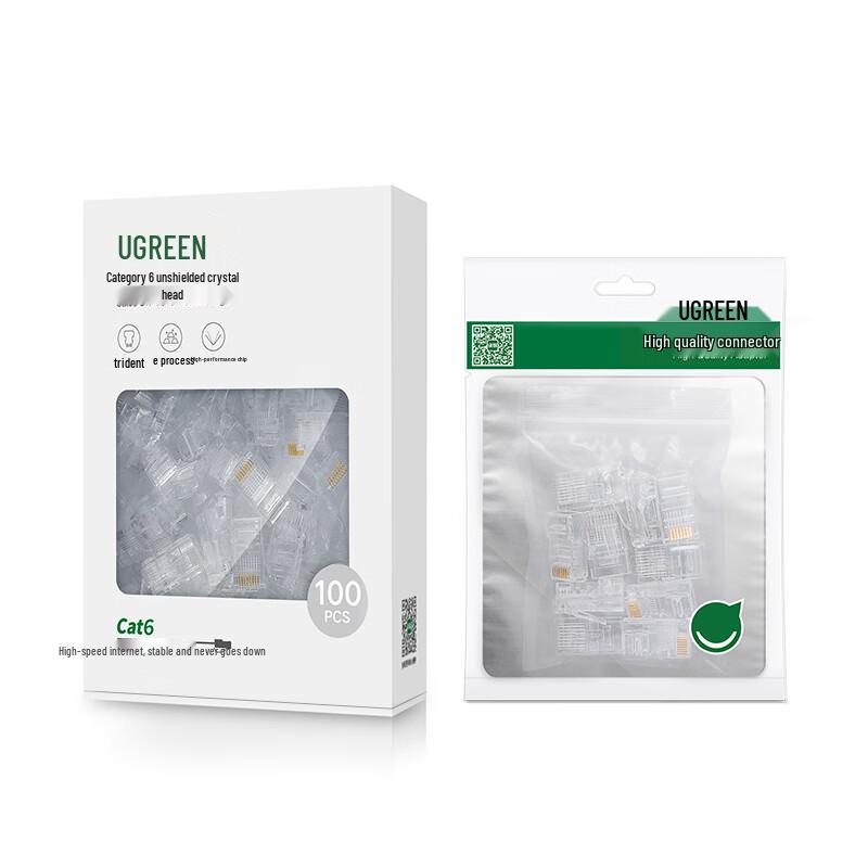 UGREEN Cat6 RJ45 Ethernet Connectors
UGREEN Cat6 RJ45 Ethernet Connectors