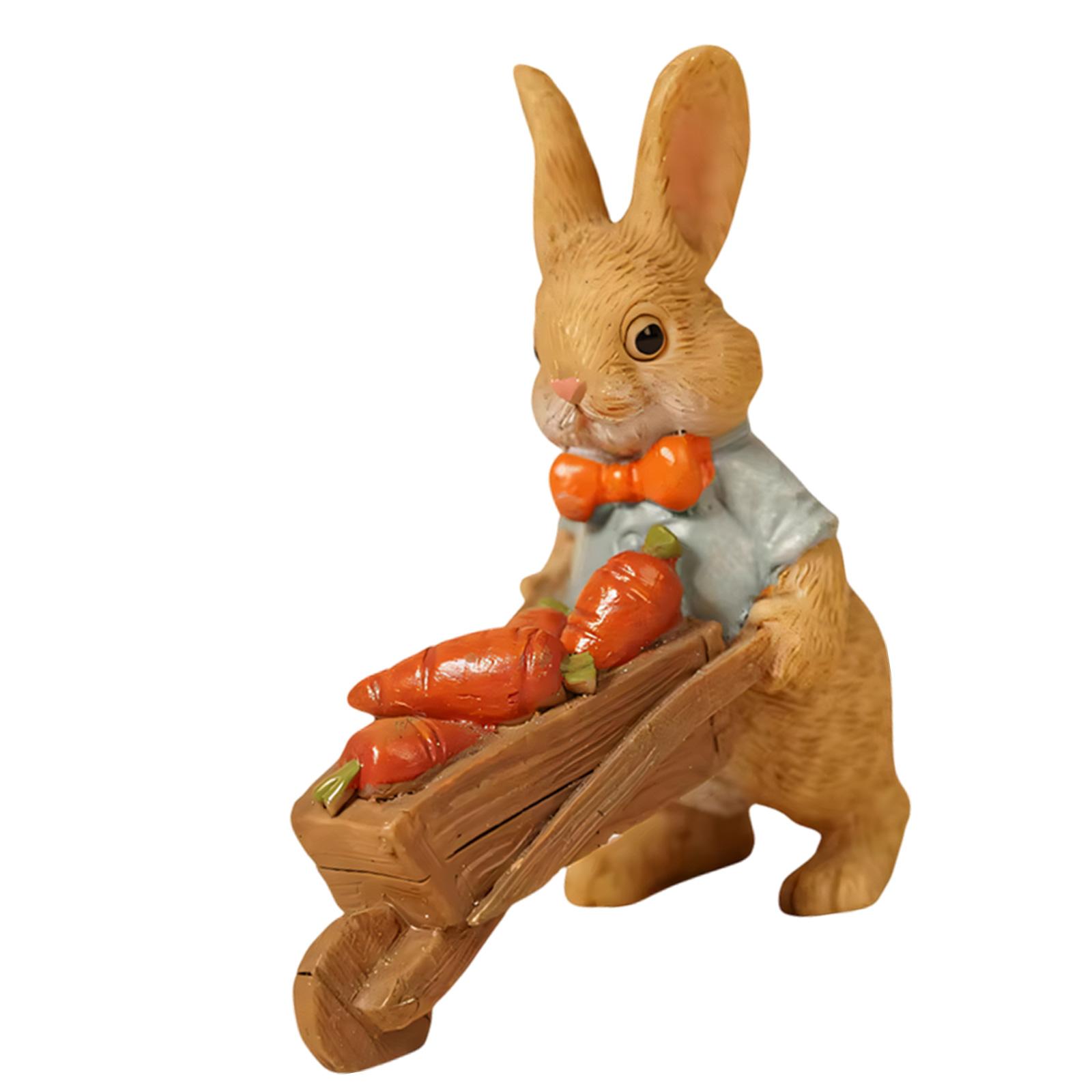 Miniature Rabbit Figurines Mini Easters Bunnies Fairys Garden Miniature Ornament for Dollhouses Cake Toppers Decors
Miniature Rabbit Figurines Mini Easters Bunnies Fairys Garden Miniature Ornament for Dollhouses Cake Toppers Decors
