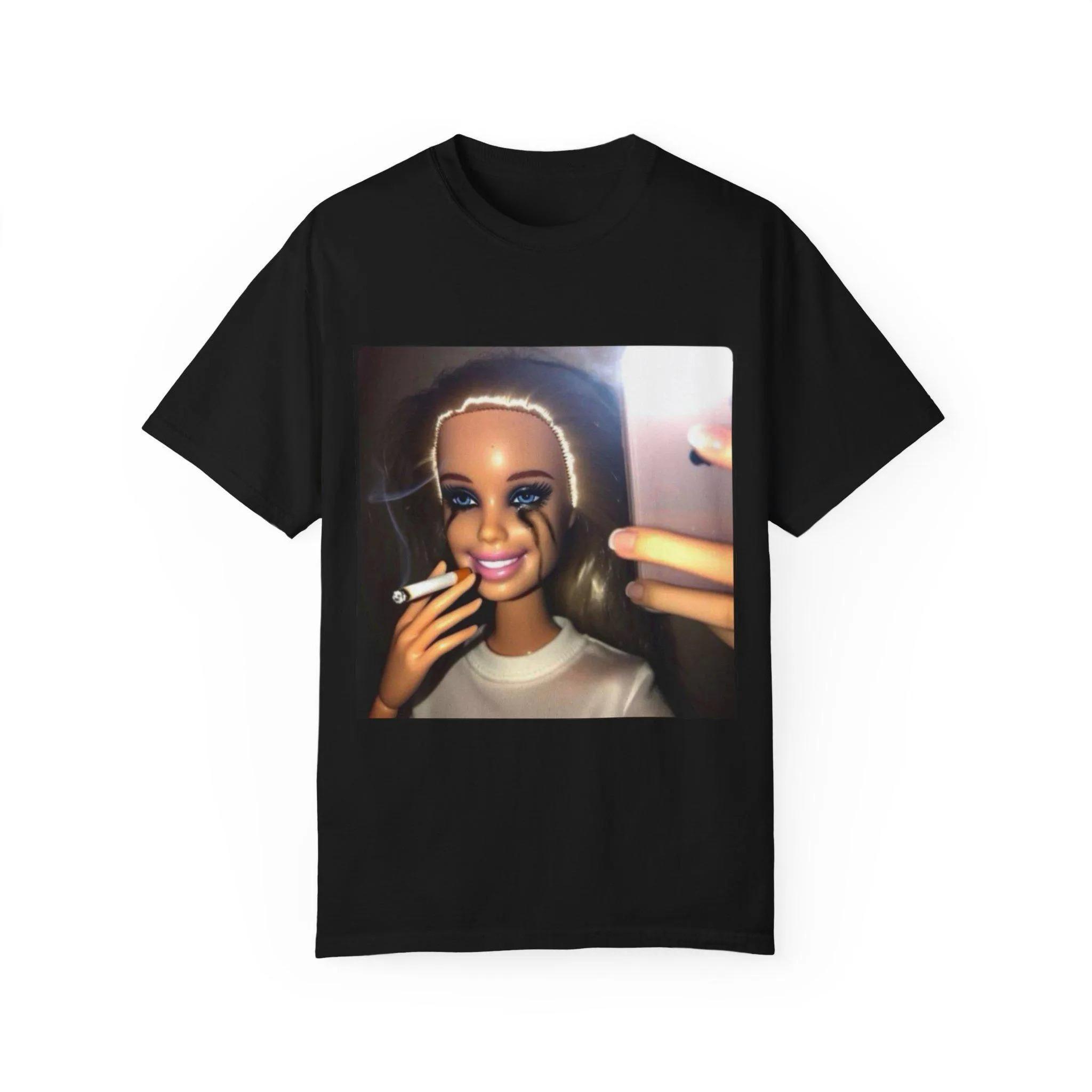 Funny Doll Meme T-Shirt Men Women Smudged Makeup Selfie Cigarette Graphic Tee Streetwear Short Sleeve Casual Oversized Top S разноцветный
Funny Doll Meme T-Shirt Men Women Smudged Makeup Selfie Cigarette Graphic Tee Streetwear Short Sleeve Casual Oversized Top S разноцветный