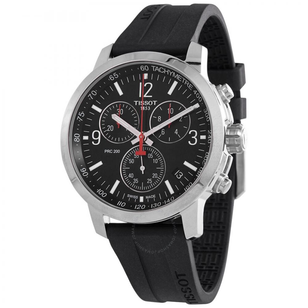 Tissot Чоловічий годинник PRC 200 Chronograph з кварцовим чорним циферблатом T114.417.17.057.00
Tissot Чоловічий годинник PRC 200 Chronograph з кварцовим чорним циферблатом T114.417.17.057.00