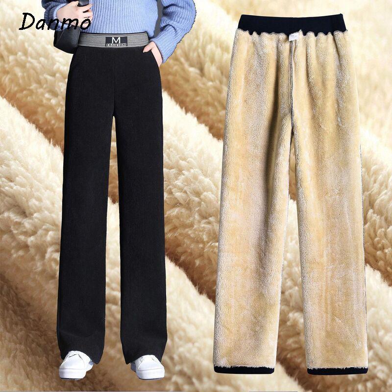 Danmo Solid Warm Corduroy Брюки женские Широкие Зимние Плюс Бархатные Высокая Талия Свободные Повседневные Длинные Спортивные Штаны Корейские Драпированные Брюки XXXL чёрный
Danmo Solid Warm Corduroy Брюки женские Широкие Зимние Плюс Бархатные Высокая Талия Свободные Повседневные Длинные Спортивные Штаны Корейские Драпированные Брюки XXXL чёрный
