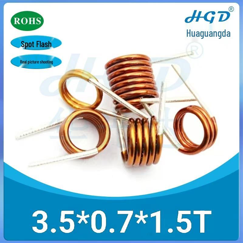 Hollow Coil Inductor Samples - 20 Pieces: 3.5x0.7x1.5, 2.5, 3.5, 4.5, 5.5, 6.5 Turns
Hollow Coil Inductor Samples - 20 Pieces: 3.5x0.7x1.5, 2.5, 3.5, 4.5, 5.5, 6.5 Turns