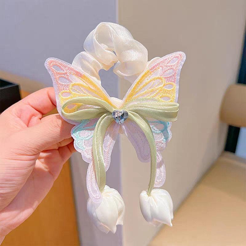 Butterfly Large Intestine Hairbands Girl Meatballs Rubber Band Hair Ties Fashionable Princess Headband Sweet Hair Accessories
Butterfly Large Intestine Hairbands Girl Meatballs Rubber Band Hair Ties Fashionable Princess Headband Sweet Hair Accessories