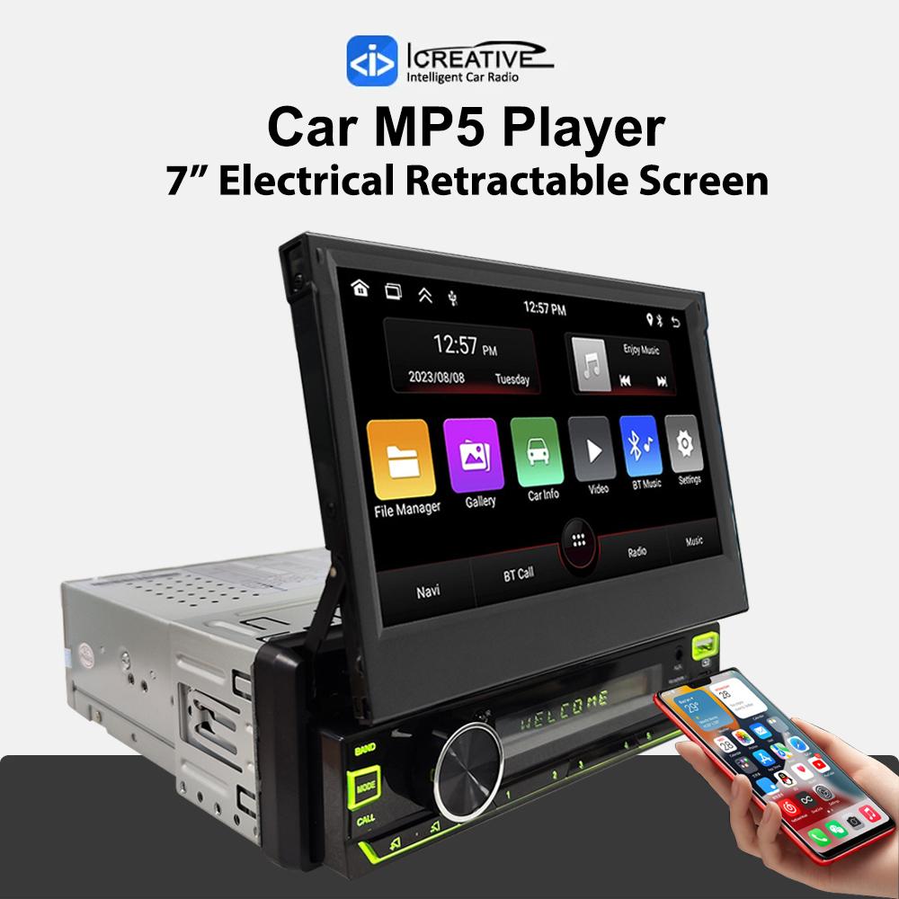 1Din Universal MP5 Player Car Radio 7 Inch Electric Retractable Touch Screen Apple Carplay Mirror Link Multimedia No DVD
1Din Universal MP5 Player Car Radio 7 Inch Electric Retractable Touch Screen Apple Carplay Mirror Link Multimedia No DVD