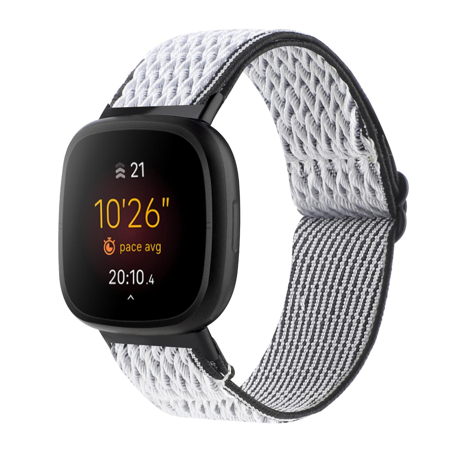 For Fitbit Versa 4/Sense 2 Stretchy Nylon Watch Band Wave Pattern Elastic Braided Replacement Strap Red
For Fitbit Versa 4/Sense 2 Stretchy Nylon Watch Band Wave Pattern Elastic Braided Replacement Strap Red