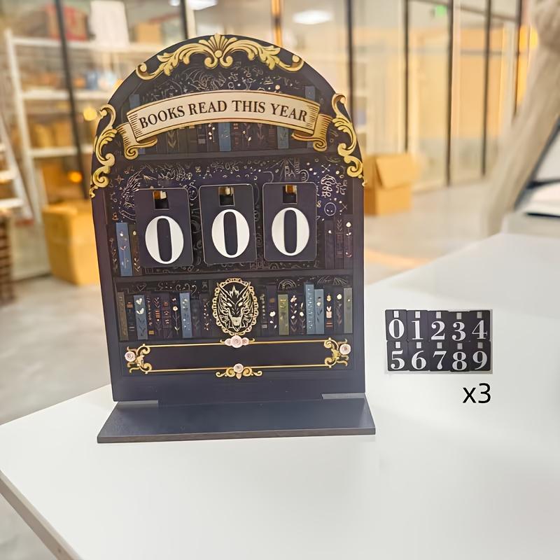 1 Set of Wooden Vintage Book Reading Tracker, This Year s Reading Tracker Can Track up to 999 Books, This Year s Book Reading and Bookshelf Counter Black
1 Set of Wooden Vintage Book Reading Tracker, This Year s Reading Tracker Can Track up to 999 Books, This Year s Book Reading and Bookshelf Counter Black