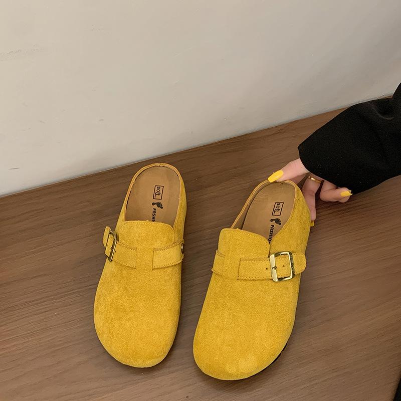 Inner height increase Birkenstock bag head half slippers women s outer wear 2025 new spring and summer popular with skirt retro cool slippers 35 жёлтый
Inner height increase Birkenstock bag head half slippers women s outer wear 2025 new spring and summer popular with skirt retro cool slippers 35 жёлтый