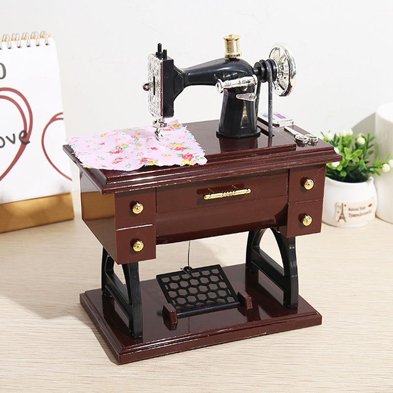 Vintage Sewing Machine Wind-Up Music Box
Vintage Sewing Machine Wind-Up Music Box