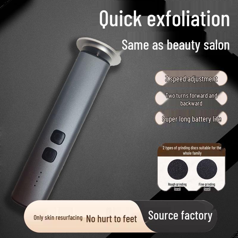 Electric Foot File: Pedicure Tool for Dead Skin & Callus Removal, Heel Polisher & Scraper, Foot Beautifier for Home Use.
Electric Foot File: Pedicure Tool for Dead Skin & Callus Removal, Heel Polisher & Scraper, Foot Beautifier for Home Use.
