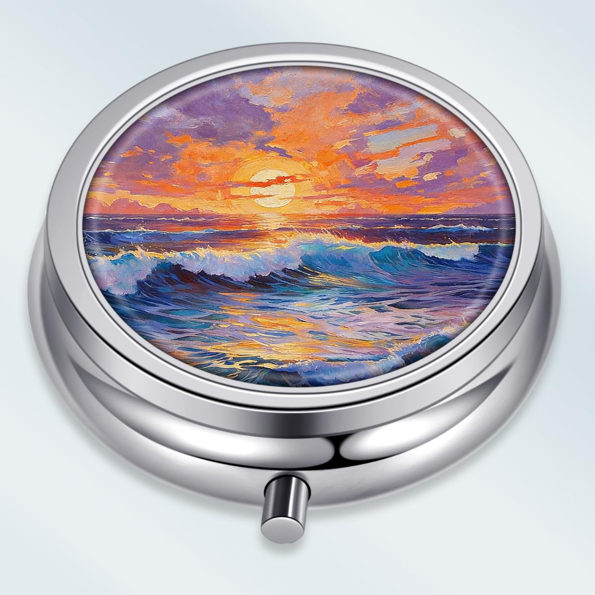 Portable Pill Box with 3 Compartments, Mini Metal Medicine Organizer Case, Cute Printed Pill Container for Vitamins, Pills, Jewelry, Travel, Daily Use разноцветный
Portable Pill Box with 3 Compartments, Mini Metal Medicine Organizer Case, Cute Printed Pill Container for Vitamins, Pills, Jewelry, Travel, Daily Use разноцветный