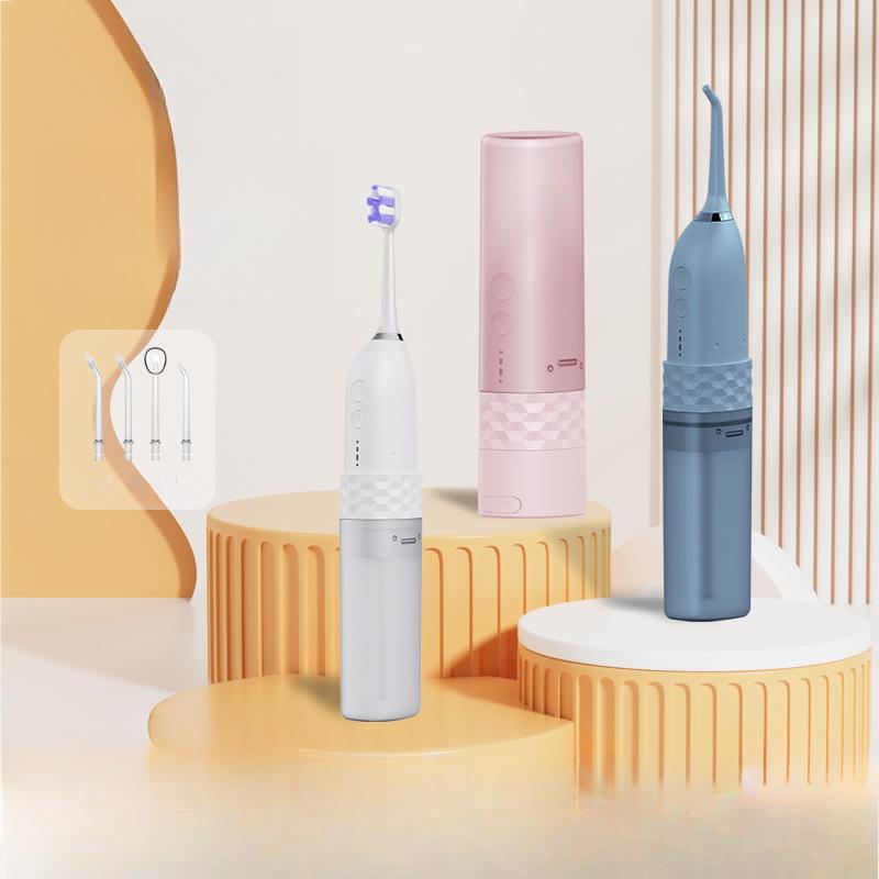 Initialized Integrated Electric Toothbrush Flusher Multi-functional Household Waterproof Ultrasonic Flushing Scrubber Two-in-one
Initialized Integrated Electric Toothbrush Flusher Multi-functional Household Waterproof Ultrasonic Flushing Scrubber Two-in-one