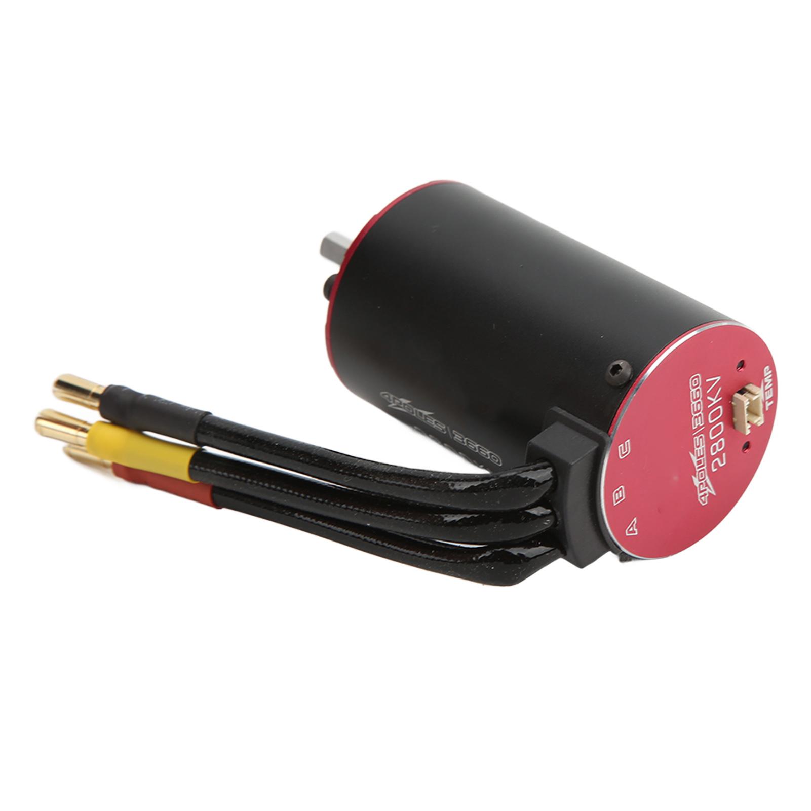 V2 RC Supersonic 3660 2800KV 4 Pole Brushless Motor with Temperature Sensor for 18 110 RC Car
V2 RC Supersonic 3660 2800KV 4 Pole Brushless Motor with Temperature Sensor for 18 110 RC Car