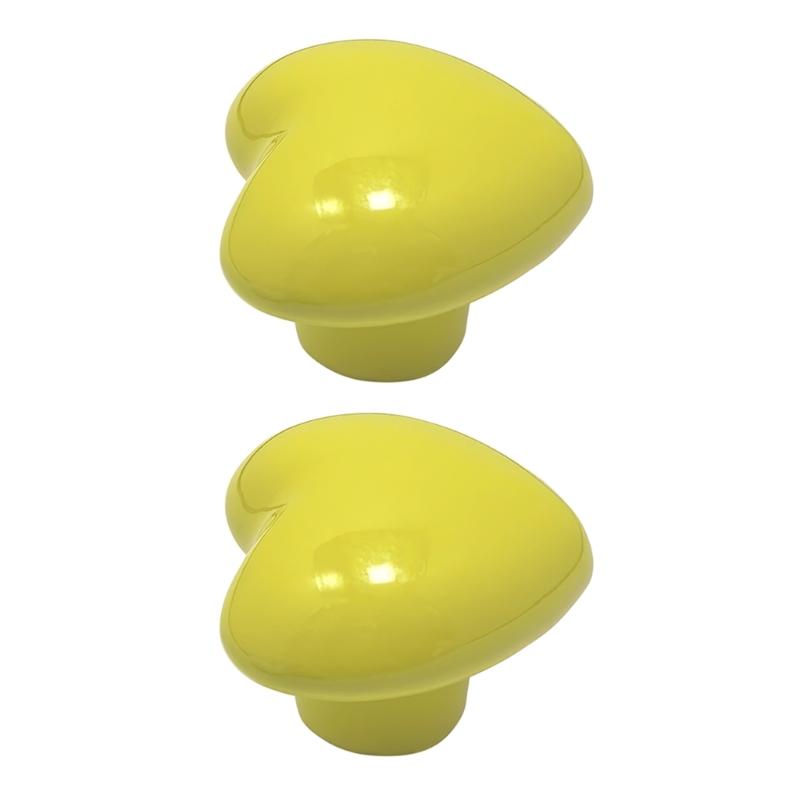 Playful Heart Shaped Ceramic Knobs Charming Ceramic Heart Cupboard Pull Simple Installation for Children Smooth Surfaces жовтий
Playful Heart Shaped Ceramic Knobs Charming Ceramic Heart Cupboard Pull Simple Installation for Children Smooth Surfaces жовтий