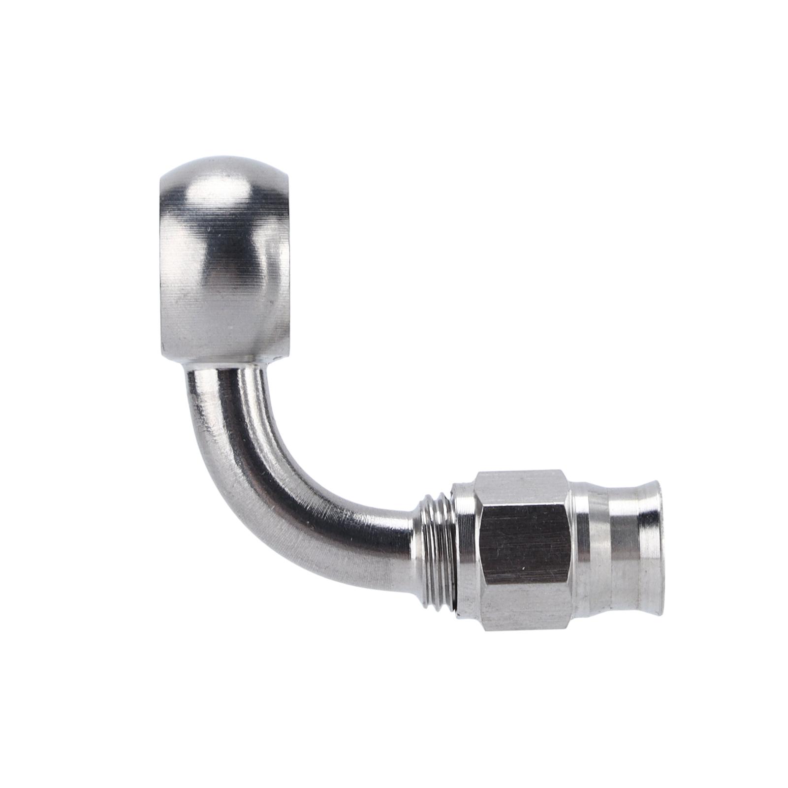 AN3 Banjo Eye Brake Hose Fitting Stainless Steel 90 degrees Adapter Automobile Accessories
AN3 Banjo Eye Brake Hose Fitting Stainless Steel 90 degrees Adapter Automobile Accessories