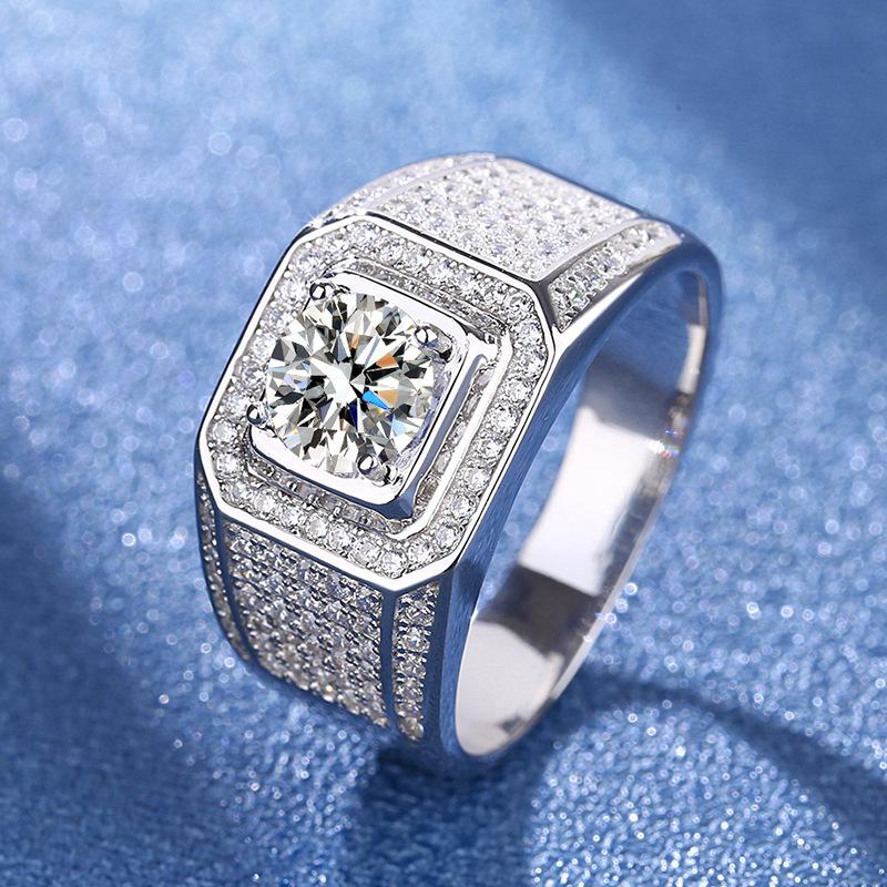 S925 sterling silver new creative domineering men s gypsy moissanite ring adjustable opening
S925 sterling silver new creative domineering men s gypsy moissanite ring adjustable opening