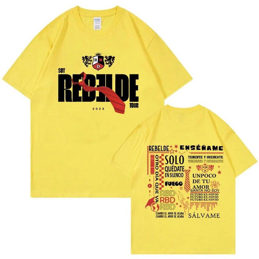 Футболка с графическим рисунком Rebelde RBD Tour, унисекс WoUnisex, эстетические футболки в стиле хип-хоп, модная футболка большого размера из 100% хлопка, уличная одежда 4XL
Футболка с графическим рисунком Rebelde RBD Tour, унисекс WoUnisex, эстетические футболки в стиле хип-хоп, модная футболка большого размера из 100% хлопка, уличная одежда 4XL