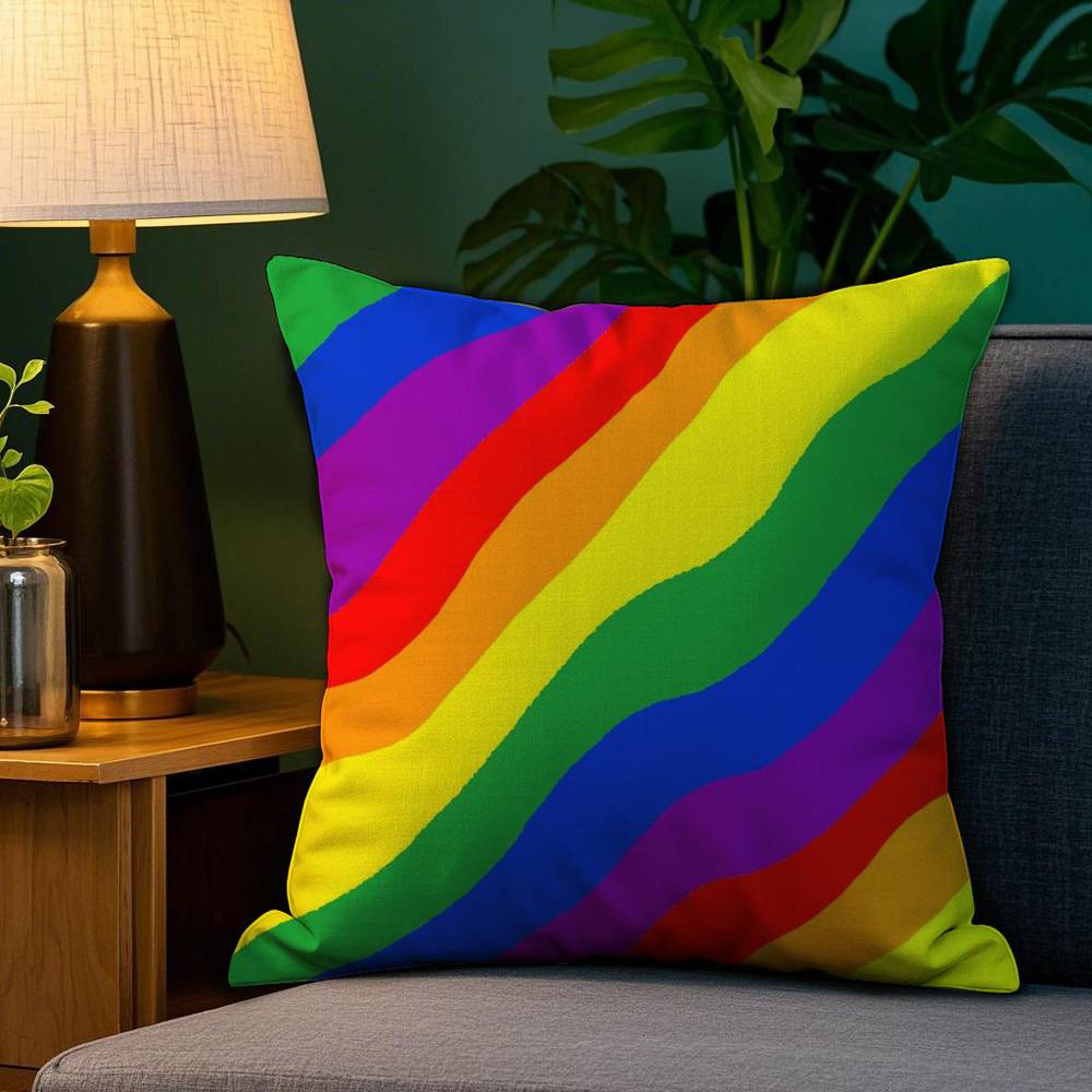Pillow Case Sofa Living Room Bedroom Doublesided Printing Homosexual Rainbow Flag Square Cushion Nap Time Pillow Case 30x30cm
Pillow Case Sofa Living Room Bedroom Doublesided Printing Homosexual Rainbow Flag Square Cushion Nap Time Pillow Case 30x30cm