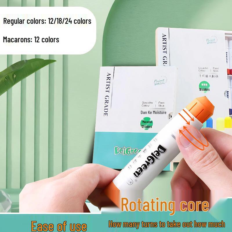 Dankelin Solid Powder Stick - Available in 12, 18, 24, and Macaron Colors for Versatile Painting Dankelin Powder Stick 12 Colors
Dankelin Solid Powder Stick - Available in 12, 18, 24, and Macaron Colors for Versatile Painting Dankelin Powder Stick 12 Colors