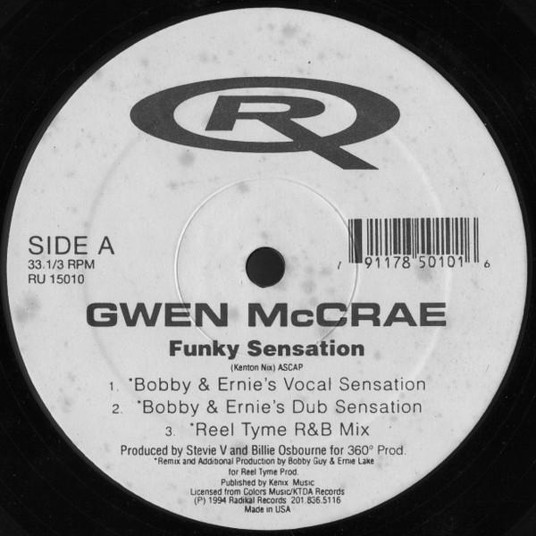 12inch Record GWEN MCCRAE Funky Sensation RU15010 Radikal Records 1994 US Dance Electronica Used
12inch Record GWEN MCCRAE Funky Sensation RU15010 Radikal Records 1994 US Dance Electronica Used