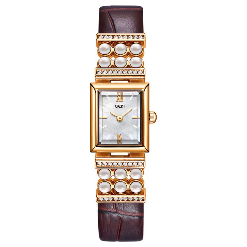 Light Luxury High-End Pearl Women S Watch Niche High-Value Medieval Quartz Watch Women S Waterproof Fritillary Watch
Light Luxury High-End Pearl Women S Watch Niche High-Value Medieval Quartz Watch Women S Waterproof Fritillary Watch