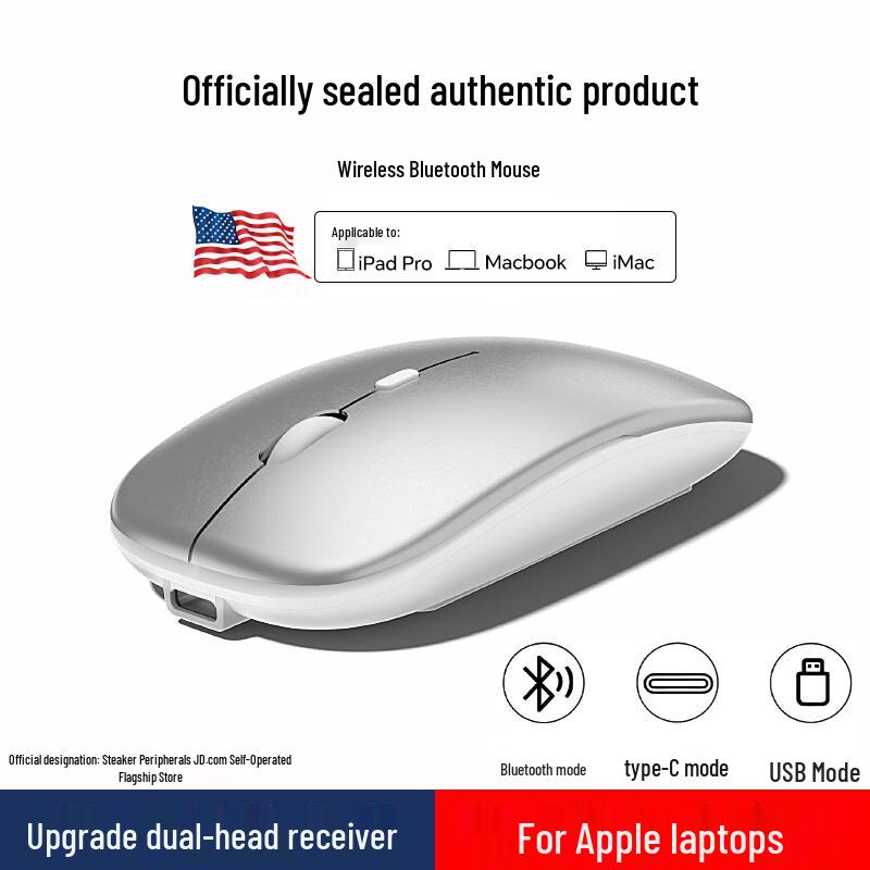 Stiger Rechargeable Silent Wireless Bluetooth Mouse
Stiger Rechargeable Silent Wireless Bluetooth Mouse