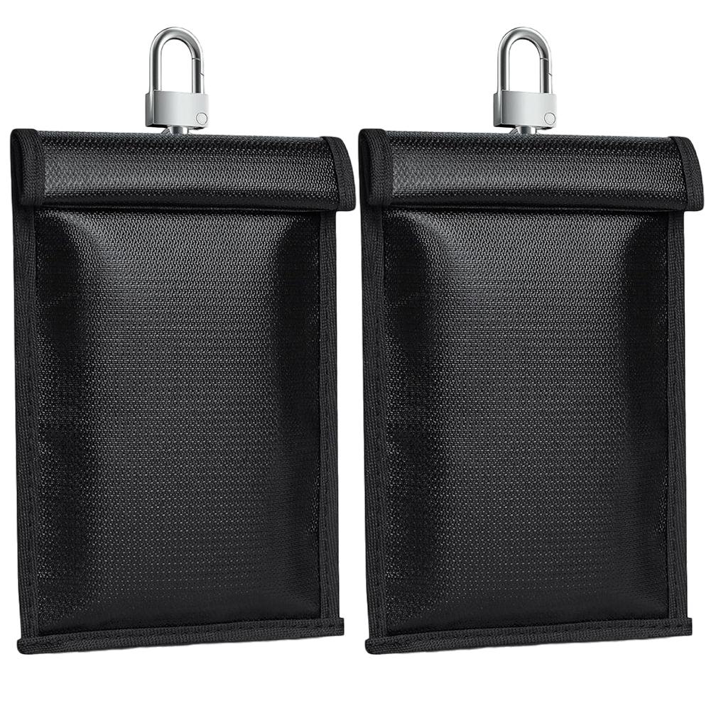 RFID Signal Blocking Bag Fireproof Signal Shielding Bag Waterproof Cell Phone Shielding Pouch for Mobile Phone Car Key
RFID Signal Blocking Bag Fireproof Signal Shielding Bag Waterproof Cell Phone Shielding Pouch for Mobile Phone Car Key