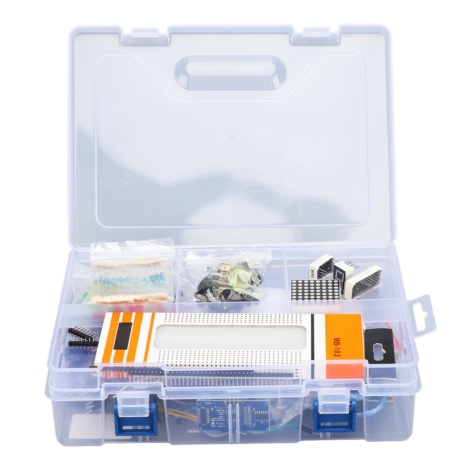Electronics Starter Kit 5V Stepper Motor Driver Board LCD Display Potentiometer Integrated Circuit
Electronics Starter Kit 5V Stepper Motor Driver Board LCD Display Potentiometer Integrated Circuit