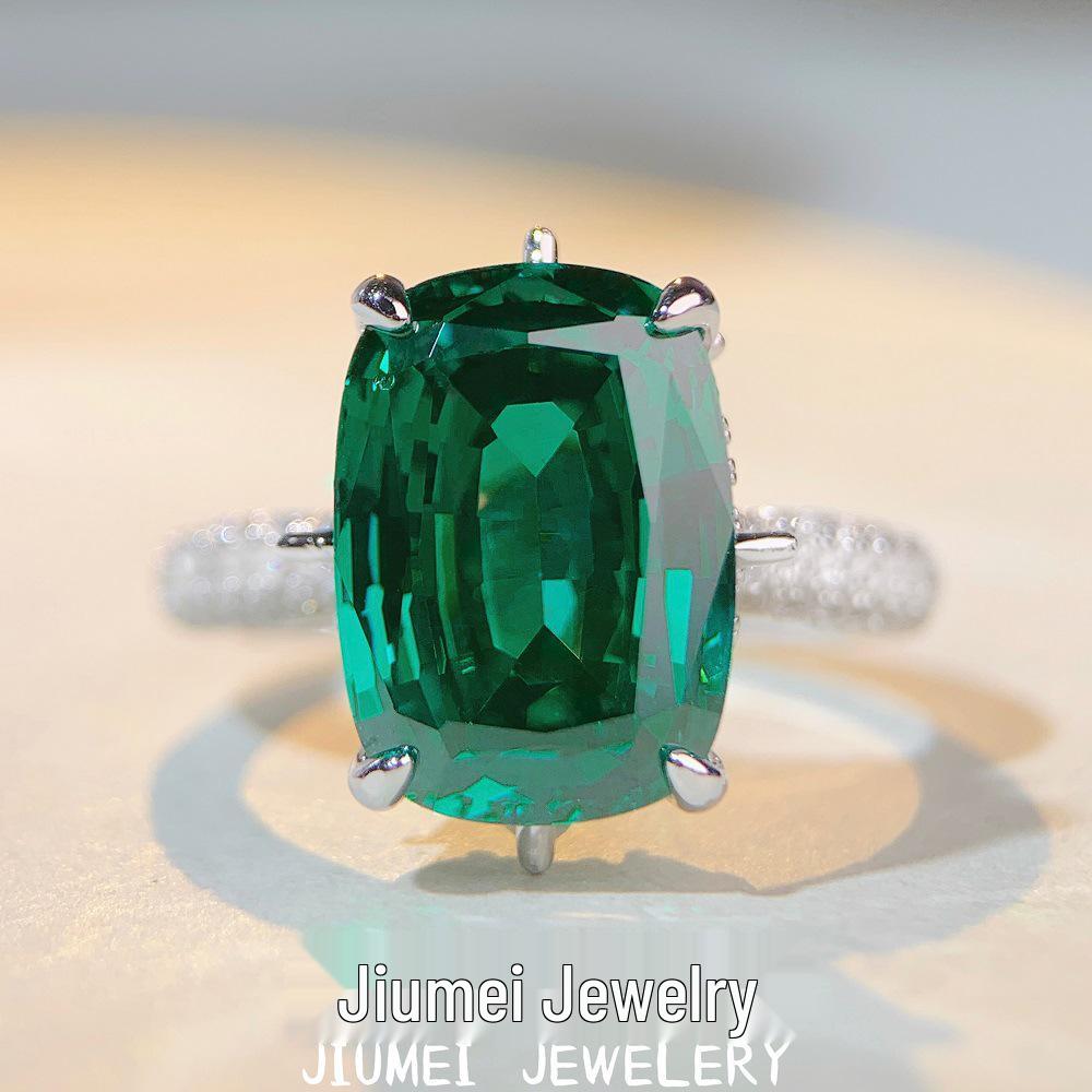 Jiu Mei 2022 S925 Sterling Silver Women s Ring with Emerald and High Carbon Zircon Diamonds Size 5
Jiu Mei 2022 S925 Sterling Silver Women s Ring with Emerald and High Carbon Zircon Diamonds Size 5