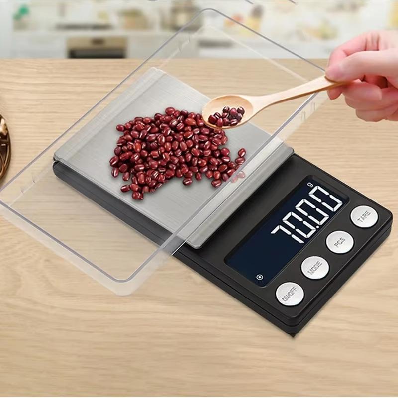 High-Precision 500/0.1 Jewelry Scale Mini Electronic Pocket Weighing Device for Home Kitchen and Portable Use срібний
High-Precision 500/0.1 Jewelry Scale Mini Electronic Pocket Weighing Device for Home Kitchen and Portable Use срібний