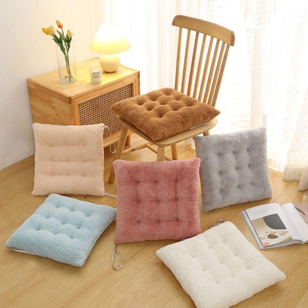 Solid Color Plush Seat Cushion Rectangle Chair Cushion Comfortable Furry Chair Pad Home
Solid Color Plush Seat Cushion Rectangle Chair Cushion Comfortable Furry Chair Pad Home