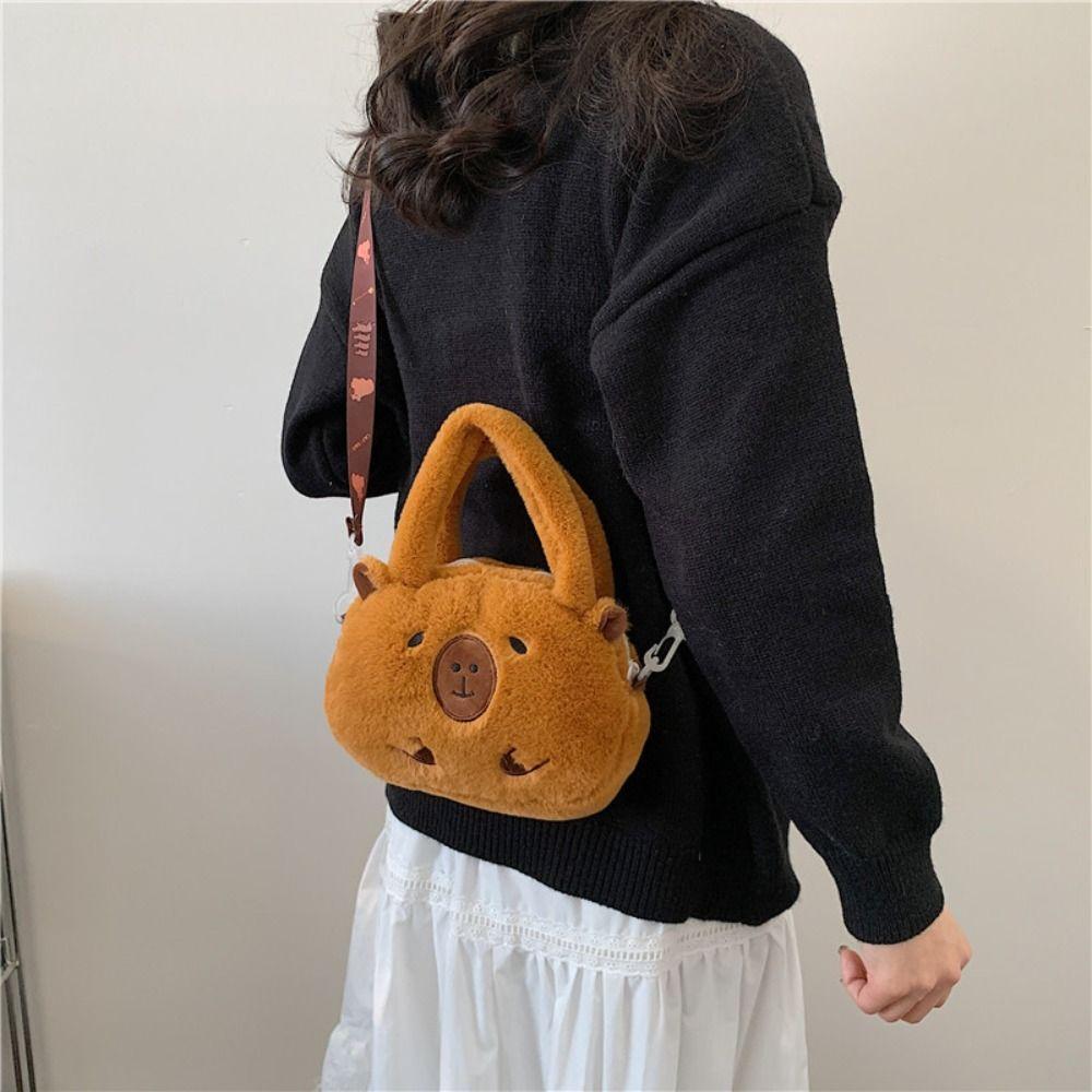 Плюшевый рюкзак Capybara Capybara Plush Backpack Большая вместимость Мультяшная сумка на плечо Детский подарок на день рождения
Плюшевый рюкзак Capybara Capybara Plush Backpack Большая вместимость Мультяшная сумка на плечо Детский подарок на день рождения